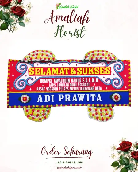 Papan Bunga Ucapan Selamat Sirandorung