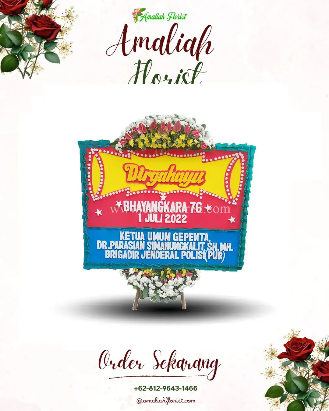 Papan Bunga HUT Ulang Tahun Sirandorung